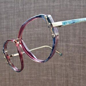 Vintage Forte Women Eyeglasses Frame Multi Color Glasses 56[]18 Eyewear